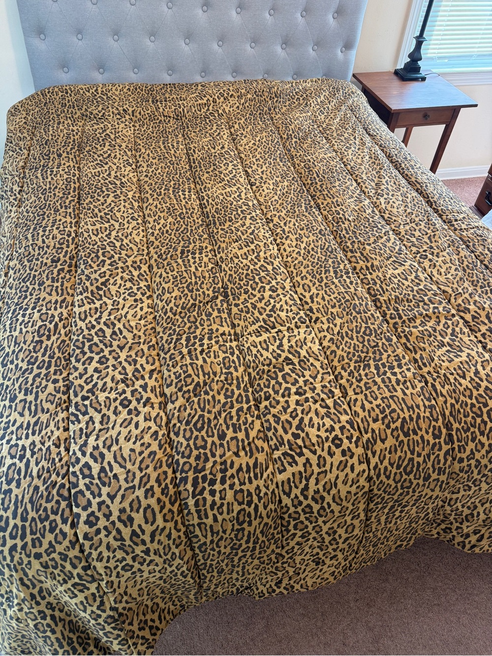 Vintage Y2K Ralph Lauren Queen/Full Animal Print Leopard Cheetah Comforter